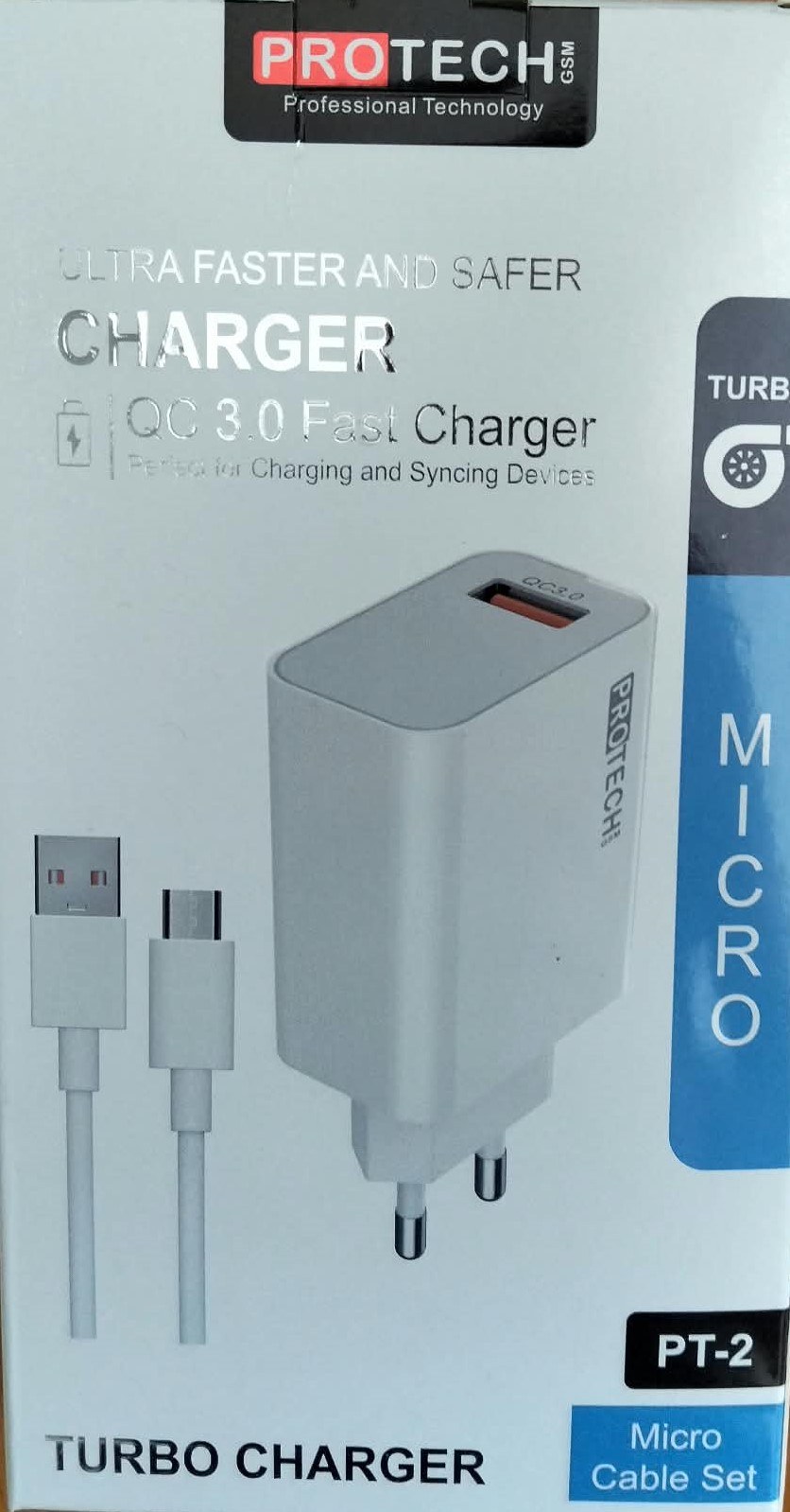 PROTECH USB-MICRO ADAPTÖRLÜ ŞARJ PT-2