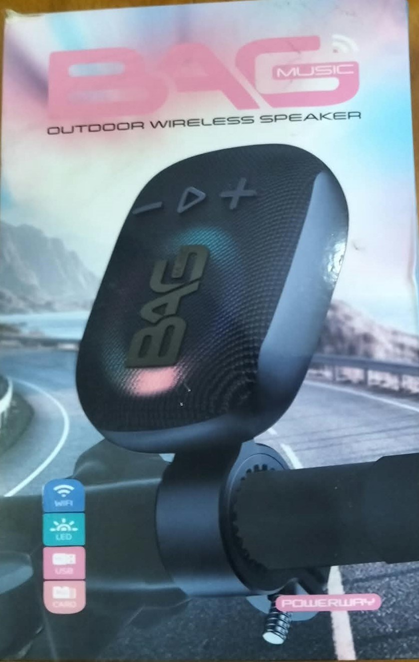 Bag Bisiklet Motorsiklet Uyumlu Gidon Kemer Aparatlı Hafıza Kartı Usb Girişli Bluetooth Hoparlör