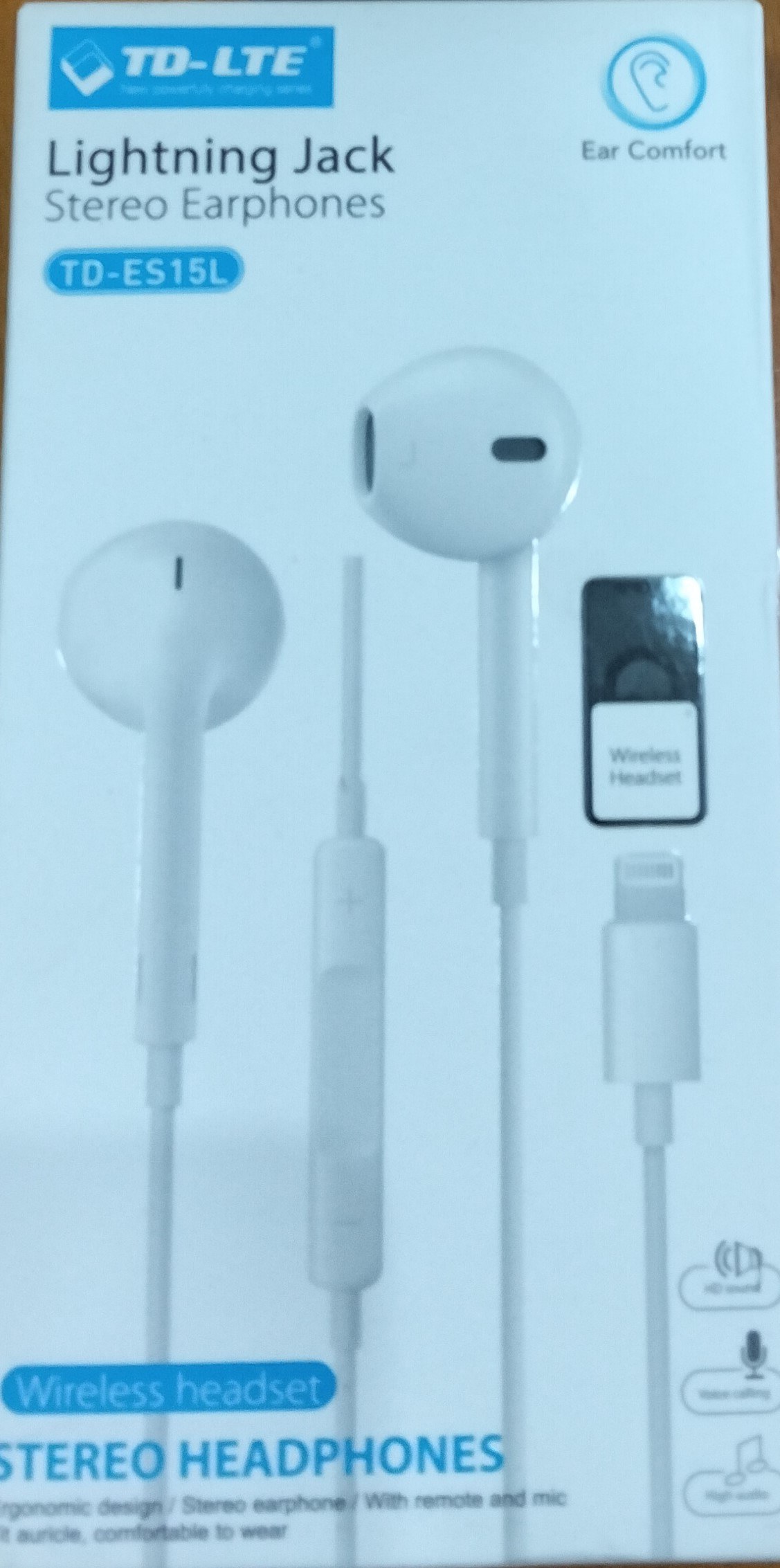 TD LTE TD-ES15L iphone için lightning kulaklık