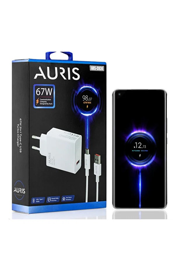Auris Ars-ch36 67w Type-c Turbo Şarj