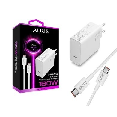 Auris ARS-CH42 180 W Type-C Kablolu Hızlı Şarj Aleti