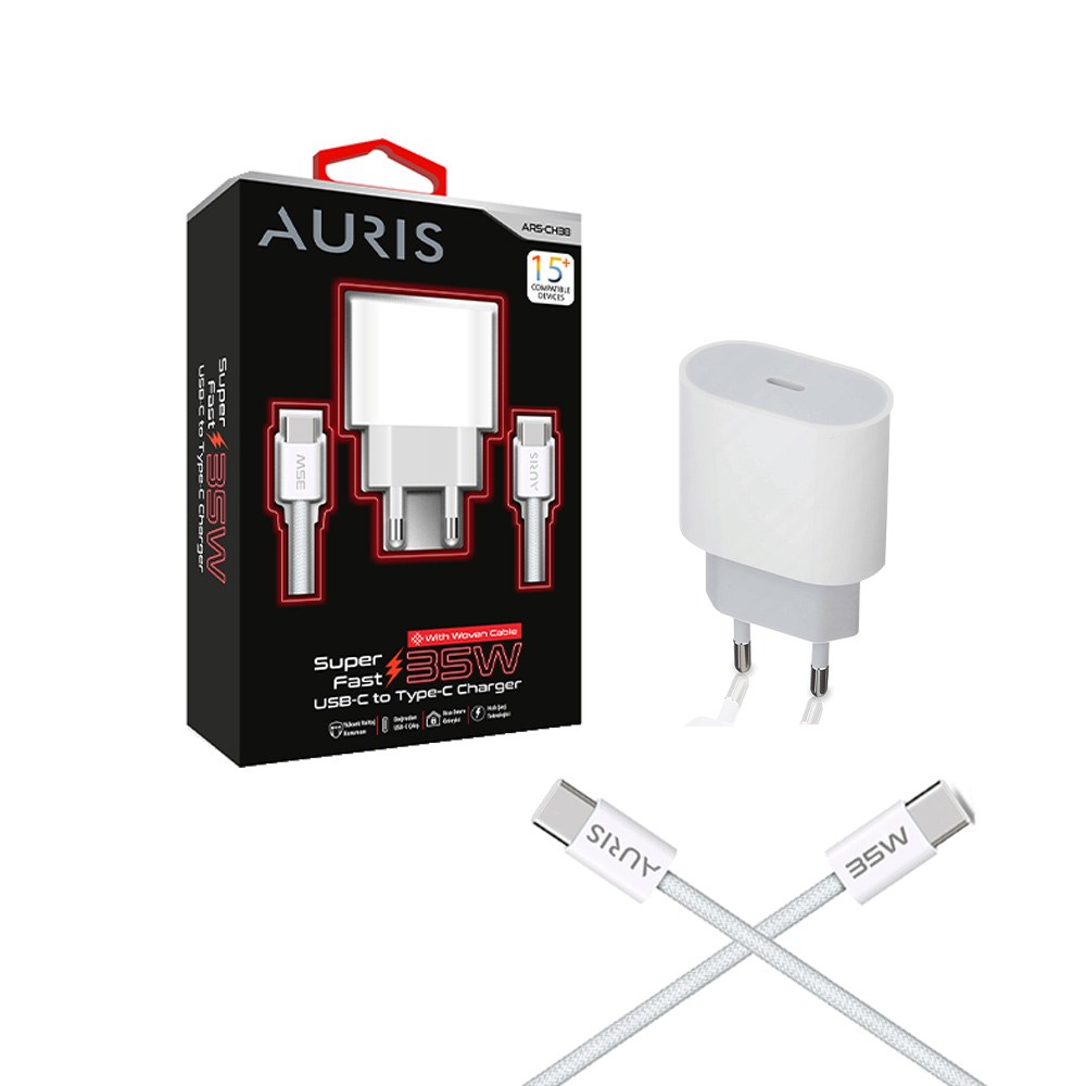 Auris ARS-CH38 35 W Type-C Kablolu Şarj Aleti