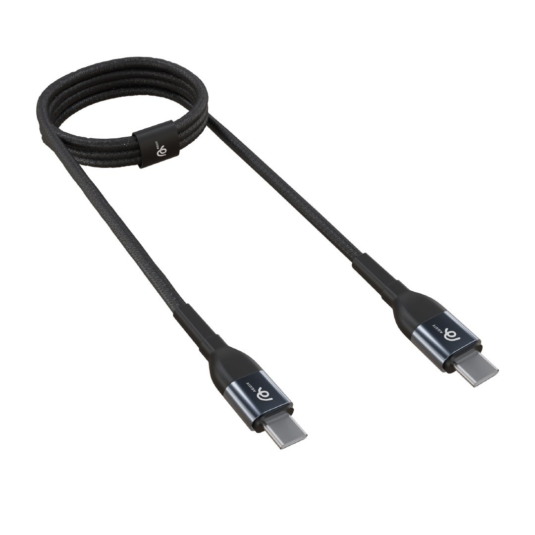 AGGIY AG-CL3 Type-C to Type-C 60W Korumalı Hızlı Şarj Kablosu