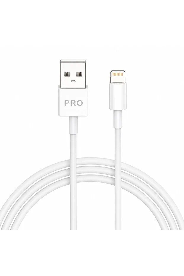 Protech PL-1 Lightning Hızlı Şarj ve Veri Aktarım Kablosu USB-A to Lightning iPhone iPad Uyumlu