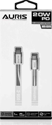 Auris ARS-CB19 Type-c to Lightning 1 m Hızlı Şarj Kablosu