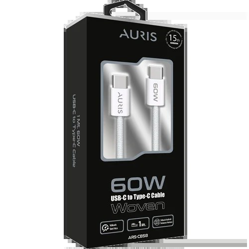 Auris CB58 60W Şarj Kablosu (ARS-CB58)
