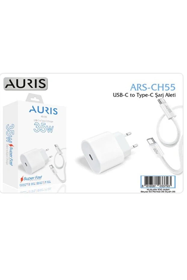 Auris Ch55 35w hızlı şarj 60w kablo